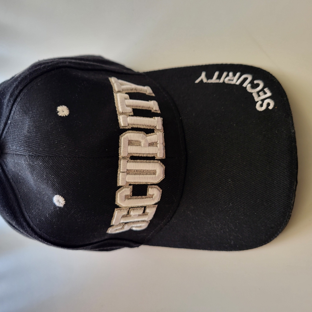 Black Security Cap